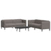 Set de canapele, 2 piese, gri taupe, material - WALTI WALTI
