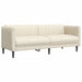 Set de canapele, 2 piese, crem, material textil - WALTI WALTI
