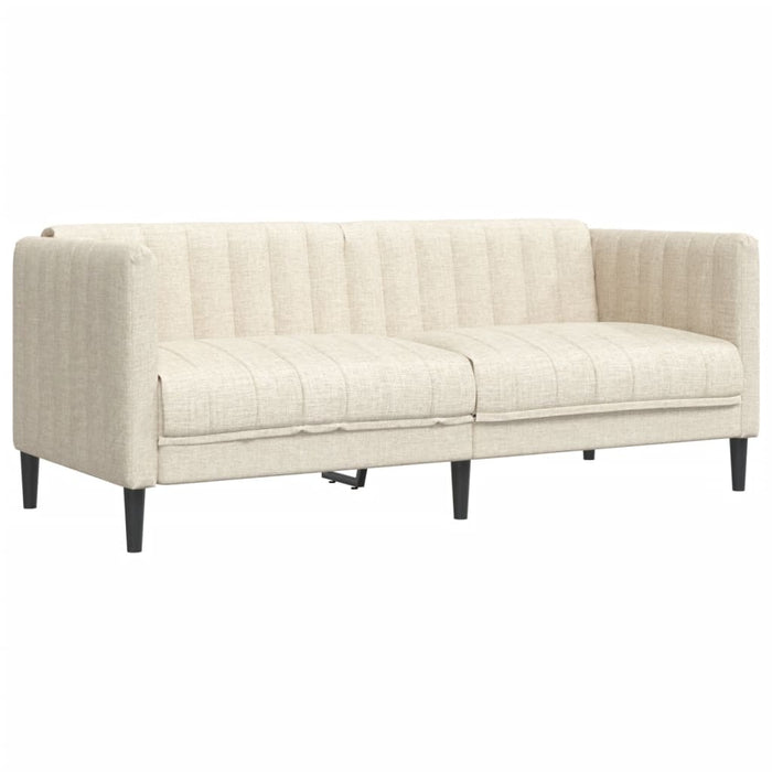 Set de canapele, 2 piese, crem, material textil - WALTI WALTI