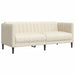 Set de canapele, 2 piese, crem, material textil - WALTI WALTI