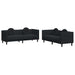 Set canapea cu perne, 2 piese, roz, catifea - WALTI WALTI