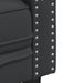 Set canapele Chesterfield cu 2 locuri, negru, piele eco. - WALTI WALTI