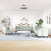 Set canapele Chesterfield cu perne rulou, 3 piese, gri, catifea - WALTI WALTI