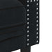 Set canapele Chesterfield cu perne rulou 3 piese negru catifea - WALTI WALTI