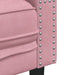 Set canapele Chesterfield cu perne rulou, 2 piese, roz, catifea - WALTI WALTI
