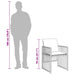 Set mobilier de grădină cu perne, 5 piese, negru, poliratan - WALTI WALTI