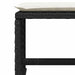Set mobilier de grădină cu perne, 9 piese, negru, poliratan - WALTI WALTI