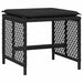 Set mobilier de exterior cu perne, 11 piese, negru, poliratan - WALTI WALTI