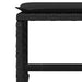 Set mobilier de exterior cu perne, 11 piese, negru, poliratan - WALTI WALTI