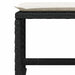 Set mobilier de grădină cu perne, 15 piese, negru, poliratan - WALTI WALTI