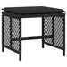 Set mobilier de grădină cu perne, 17 piese, negru, poliratan - WALTI WALTI