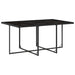 Set mobilier de grădină cu perne, 7 piese, negru, poliratan - WALTI WALTI
