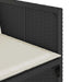 Set mobilier de grădină cu perne, 9 piese, negru, poliratan - WALTI WALTI
