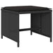 Set mobilier de exterior cu perne, 11 piese, negru, poliratan - WALTI WALTI
