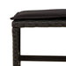 Set mobilier de exterior cu perne, 11 piese, negru, poliratan - WALTI WALTI