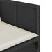 Set mobilier de exterior cu perne, 11 piese, negru, poliratan - WALTI WALTI