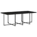 Set mobilier de grădină cu perne, 13 piese, negru, poliratan - WALTI WALTI
