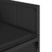 Set mobilier de grădină cu perne, 13 piese, negru, poliratan - WALTI WALTI