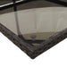Set mobilier de exterior cu perne, 11 piese, negru, poliratan - WALTI WALTI