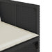 Set mobilier de exterior cu perne, 11 piese, negru, poliratan - WALTI WALTI