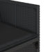 Set mobilier de grădină cu perne, 17 piese, negru, poliratan - WALTI WALTI