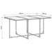 Set mobilier de grădină cu perne, 7 piese, negru, poliratan - WALTI WALTI