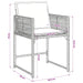 Set mobilier de grădină cu perne, 9 piese, negru, poliratan - WALTI WALTI