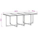 Set mobilier de grădină cu perne, 9 piese, negru, poliratan - WALTI WALTI