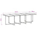 Set mobilier de exterior cu perne, 11 piese, negru, poliratan - WALTI WALTI