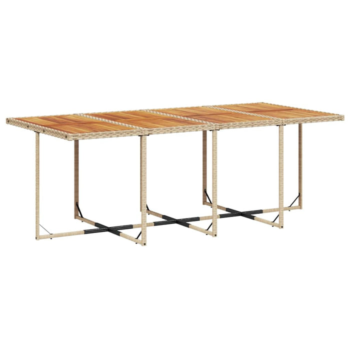 Set mobilier de grădină cu perne, 13 piese, bej, poliratan - WALTI WALTI