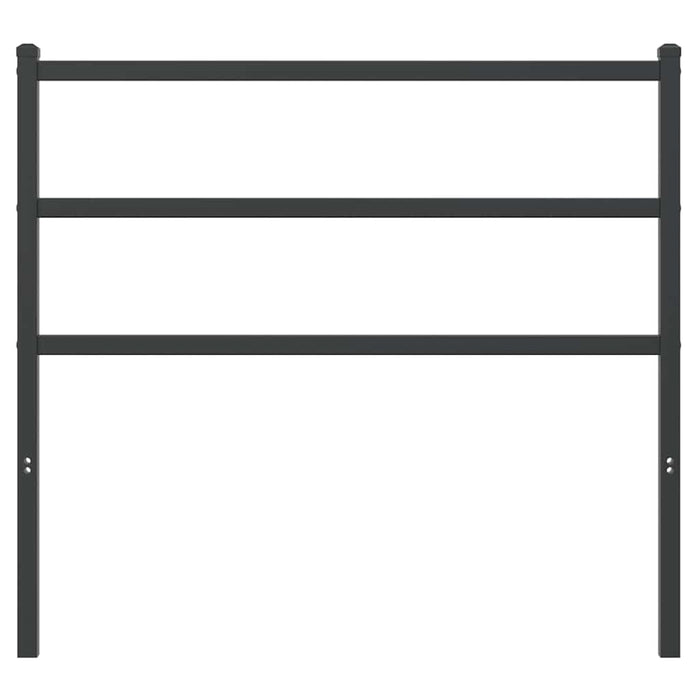 Tăblie de pat de schimb metalică, negru, 107 cm WALTI