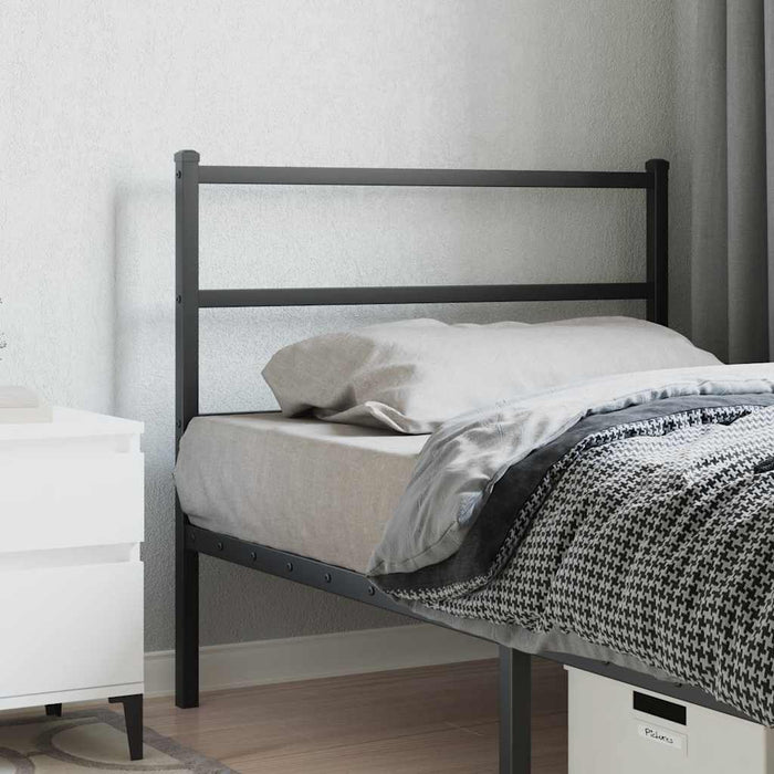 Tăblie de pat de schimb metalică, negru, 107 cm WALTI