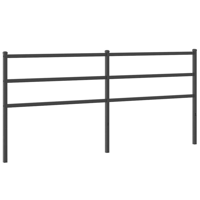 Tăblie de pat de schimb metalică, negru, 200 cm WALTI