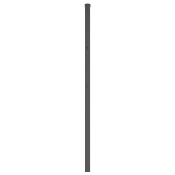 Tăblie de pat de schimb metalică, negru, 200 cm WALTI