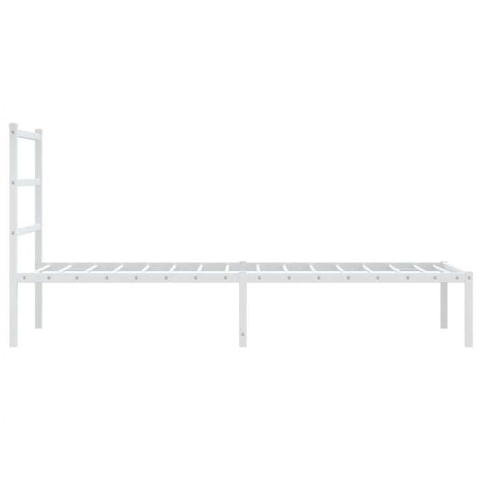 Cadru pat metalic cu tăblie, alb, 90x200 cm - WALTI WALTI
