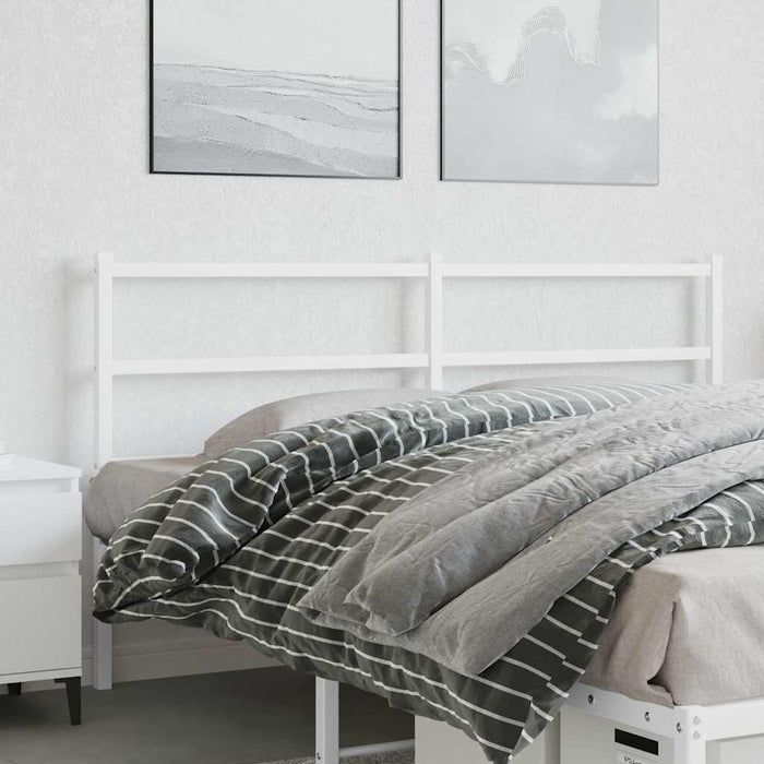 Tăblie de pat de schimb metalică, alb, 150 cm WALTI
