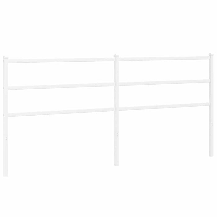 Tăblie de pat de schimb metalică, alb, 193 cm WALTI