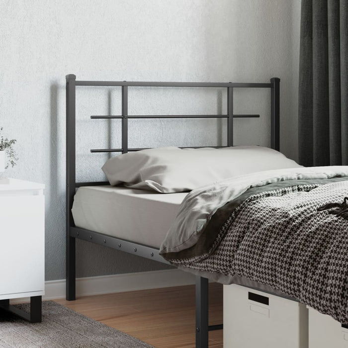 Tăblie de pat de schimb metalică, negru, 107 cm WALTI
