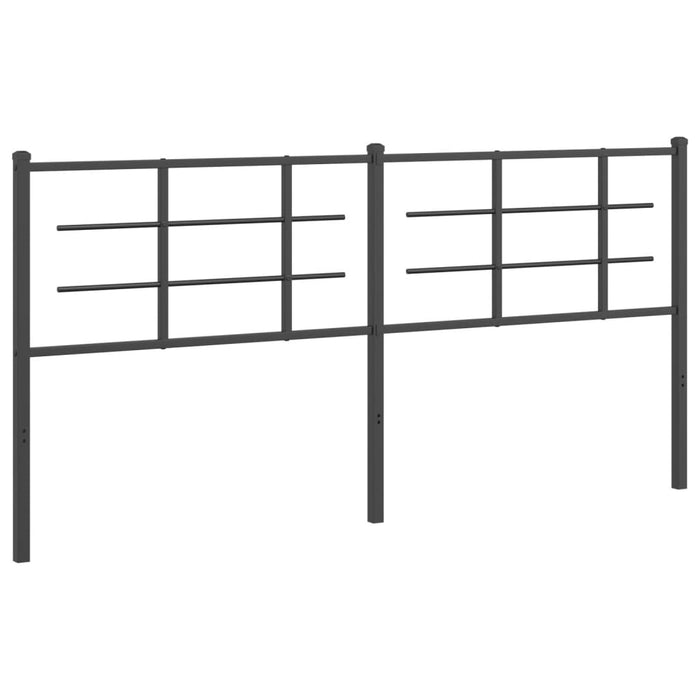 Tăblie de pat de schimb metalică, negru, 180 cm WALTI