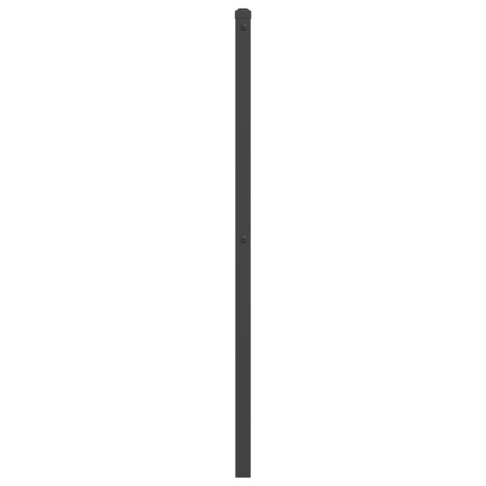 Tăblie de pat de schimb metalică, negru, 193 cm WALTI