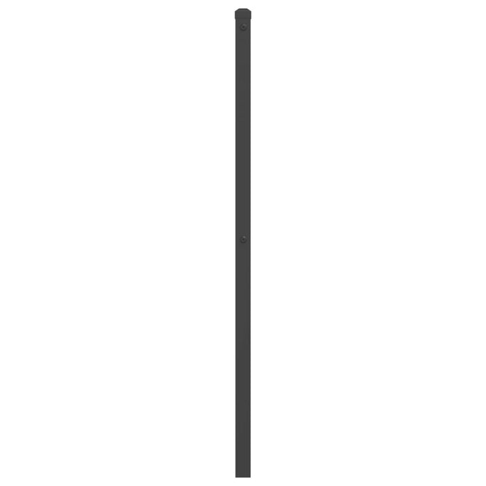 Tăblie de pat de schimb metalică, negru, 200 cm WALTI