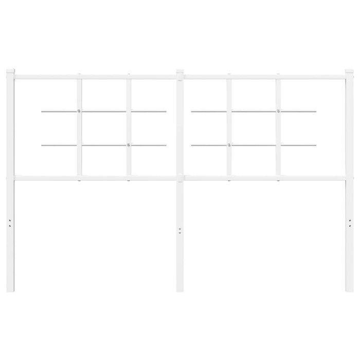 Tăblie de pat de schimb metalică, alb, 135 cm WALTI