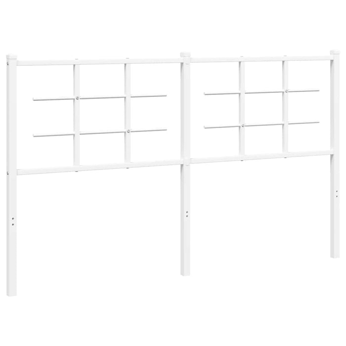 Tăblie de pat de schimb metalică, alb, 150 cm WALTI