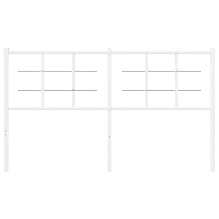 Tăblie de pat de schimb metalică, alb, 150 cm WALTI