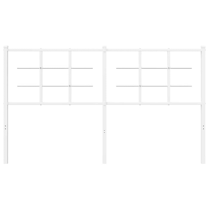 Tăblie de pat de schimb metalică, alb, 160 cm WALTI