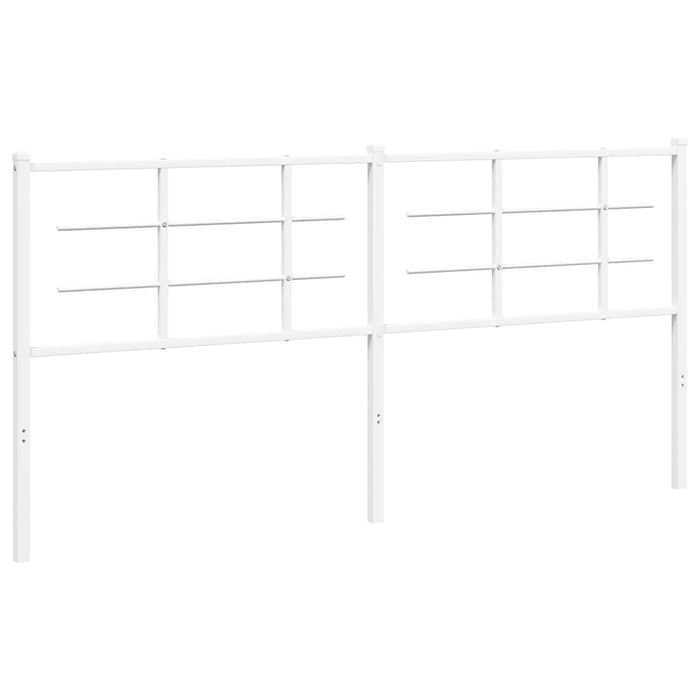 Tăblie de pat de schimb metalică, alb, 180 cm WALTI
