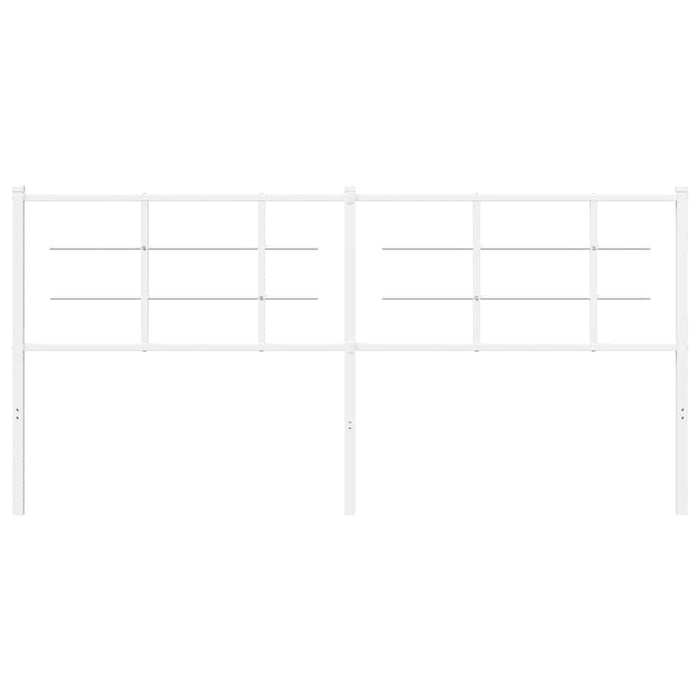 Tăblie de pat de schimb metalică, alb, 180 cm WALTI