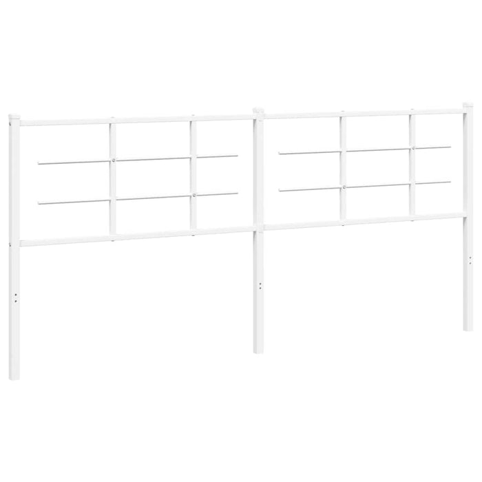 Tăblie de pat de schimb metalică, alb, 193 cm WALTI