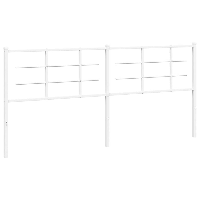 Tăblie de pat de schimb metalică, alb, 200 cm WALTI