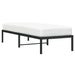 Cadru pat metalic, negru, 75x190 cm - WALTI WALTI